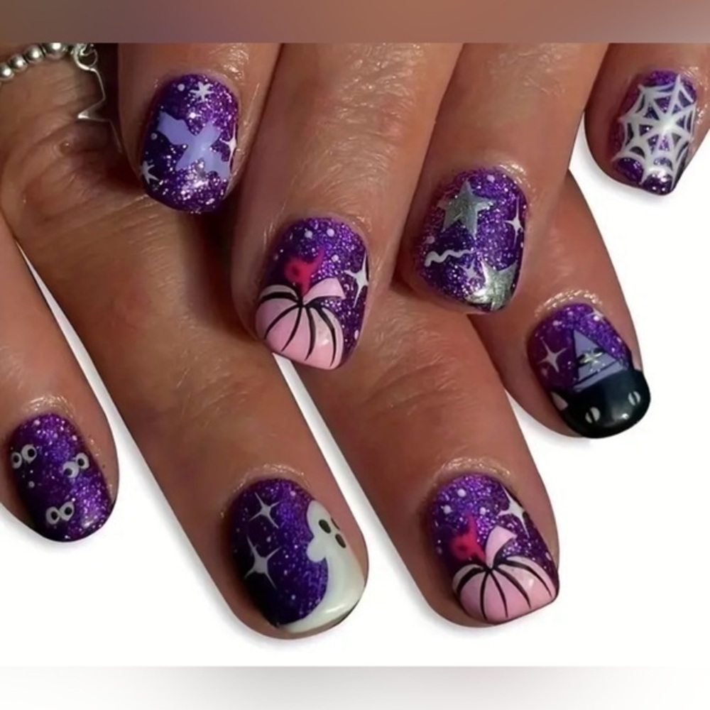 Halloween Themed Fake Press On Nails NWT